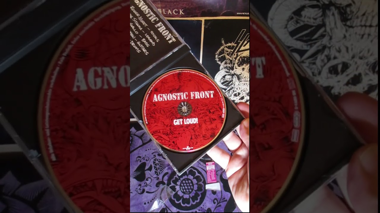 Agnostic front Get Loud! CD opening 