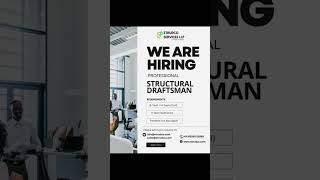 Hiring for #structure #structuralengineering #structuraldrawing #tekla #civilengineer #draftman