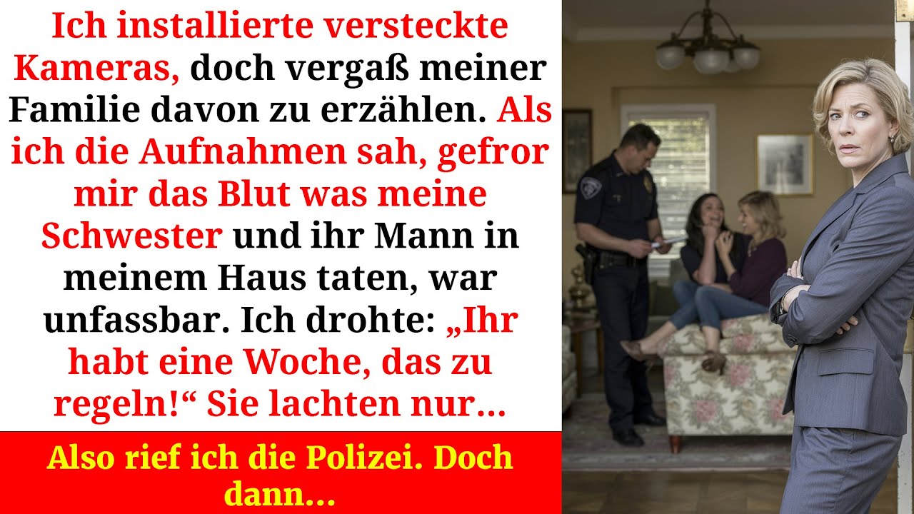 Versteckte Kameras enthüllen ein schockierendes Geheimnis in meinem Haus – doch dann…