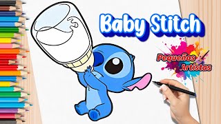 Dibuja Y Colorea A Baby Sch Lilo & Sch Tutorial De Dibujo Fácil Para Niños