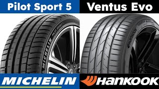 Michelin Pilot Sport 5 vs Hankook Ventus Evo