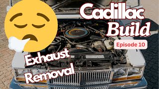 Detailed Removing Exhaust on 70s Cadillac Profile