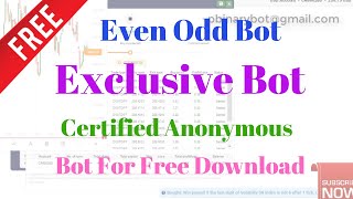 Free Binary.com Bot - Leo Even Odd Binary Bot | Exclusive Rare Binary Bot