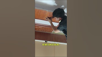 Thi công trần nhựa nano giật cấp trang trí trần nhà cực sang | Thi công trần nhựa nano giả gỗ Haroma