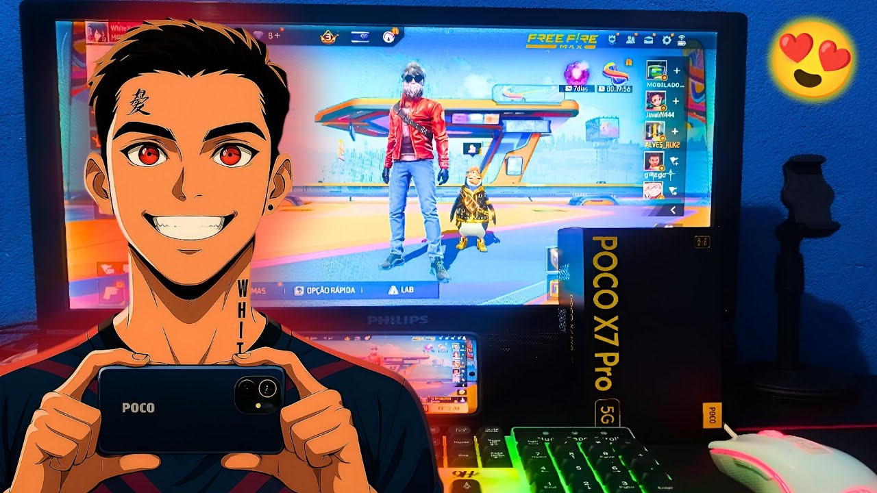 COMPREI O POCO X7 PRO PARA JOGAR NO MOBILADOR !! O MELHOR CELULAR DE 2025 ? Gameplay Atualizada !!!