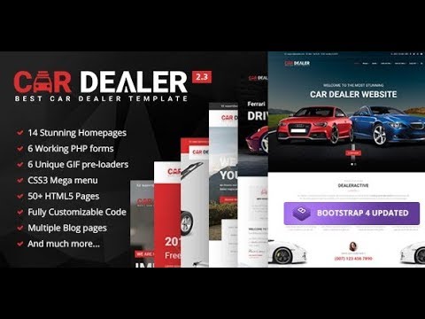 Car Dealer Automotive Wordpress Theme