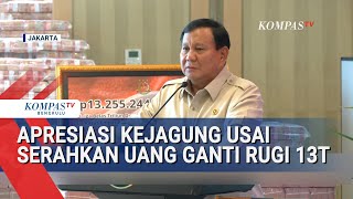 Prabowo Praises Attorney General's Office for Handing Over Rp13 Trillion in Corruption Compensation