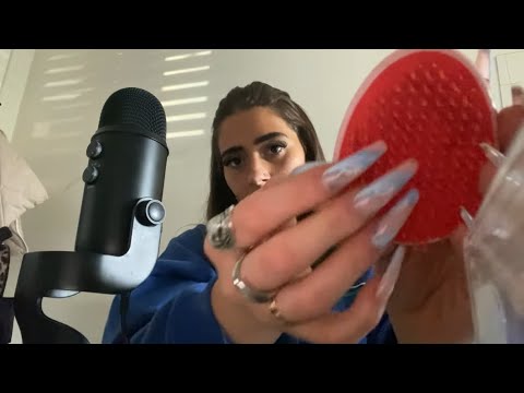 ASMR with really long nails