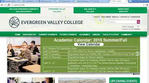 EVC  How to use MyWeb
