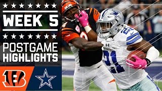 Bengals vs. Cowboys | NFL Week 5 Game Highlights