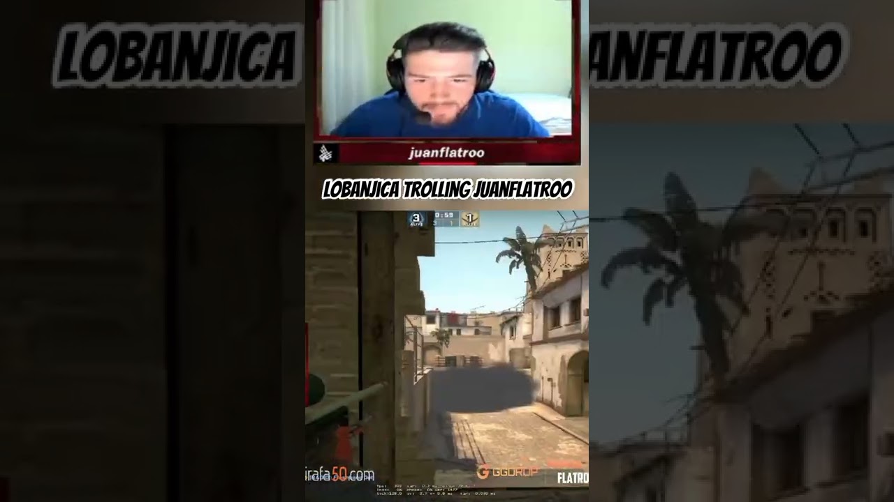 Lobanjica trolling JuanFlatroo 😂