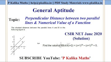 CSIR NET June 2020 General Aptitude (Part-A) Solution || Que. 04 and Que. 06 Solution || 26 Nov Sol