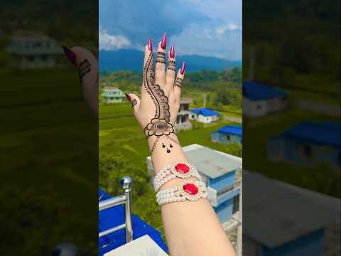 mehndi design simple back hand