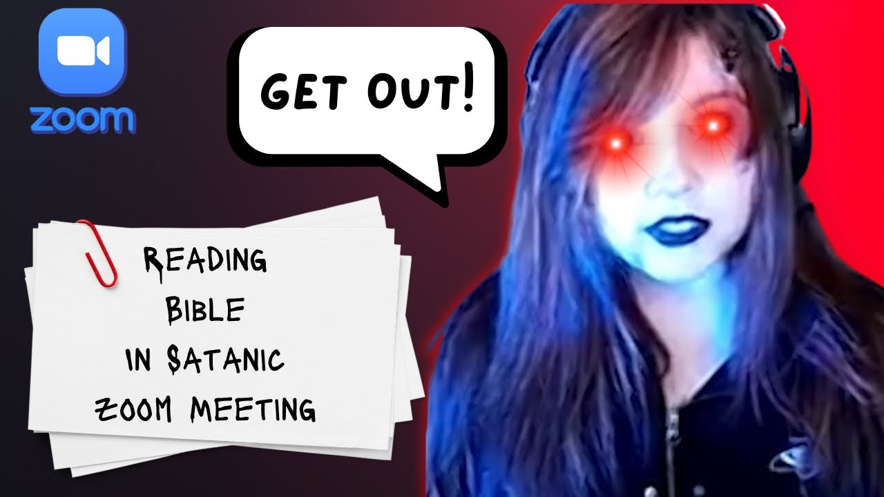Satanic Zoom Class Code Reading The Bible In A Satanic Zoom Meeting... - YouTube