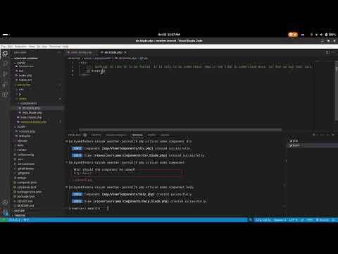 How to fix "syntax error, unexpected token "endif", expecting end of file"in component ( Laravel 12)