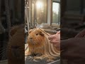 Peruvian Guinea Pig Golden Hour Glow Up