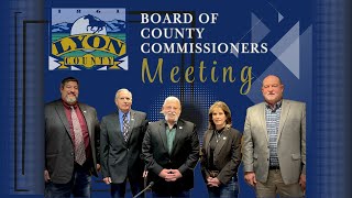 Lyon County Board of Commissioners Meeting 4.17.2025