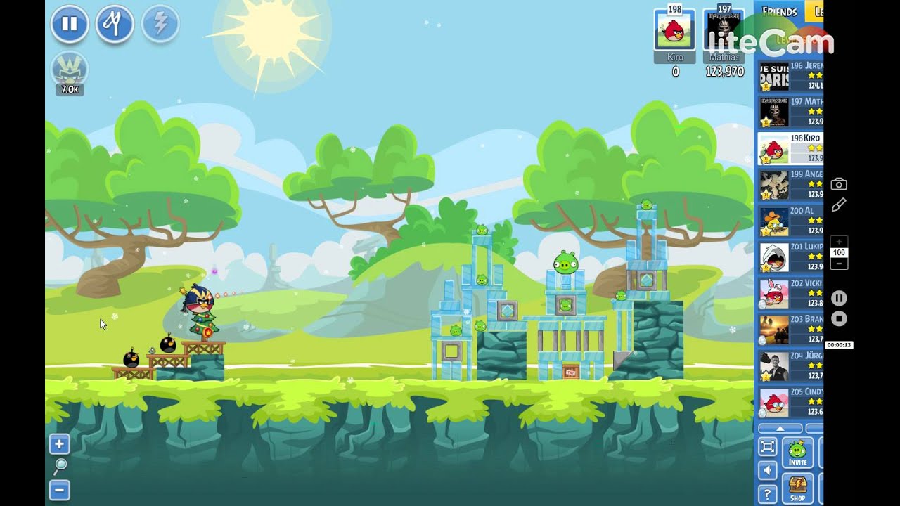 Angry Birds Friends tournament, week 192, level 1