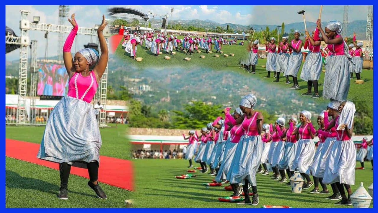 Intambo n'imvyino z'abana bakiri bato, majorettes,mu birori vyo kwigina isabukuru y'imico n'akaranga