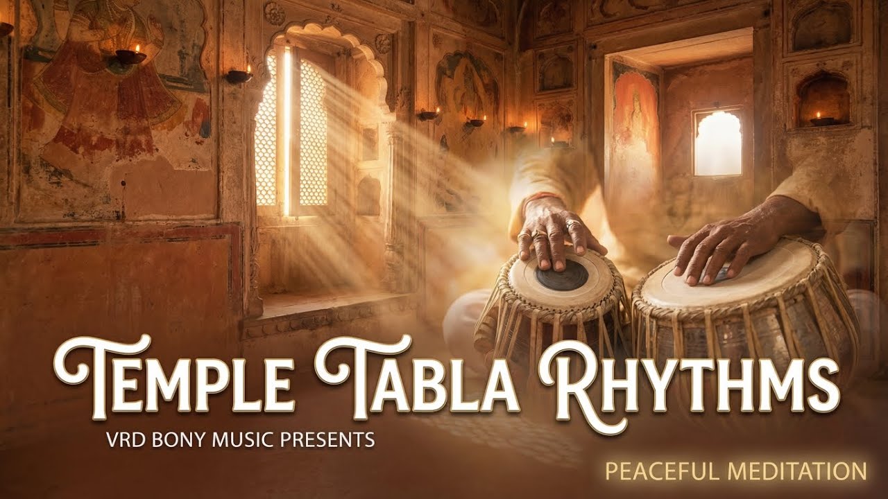 Temple Tabla Rhythms – Peaceful Indian Meditation Music | Spiritual Relaxation | VRD BONY MUSIC