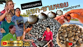 แพหอยแครง​ แขกขายหอย สด-จากบ่อ-ทุกวัน-ถูก-สะใจ!! #พระสมุทรเจดีย์ #สมุทรปราการ #หอยแครง #ฟาร์มหอย