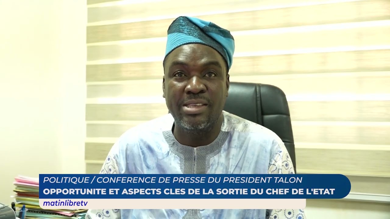 CLOTAIRE OLIHIDE DECRYPTE LA SORTIE MEDIATIQUE DU PRESIDENT PATRICE TALON