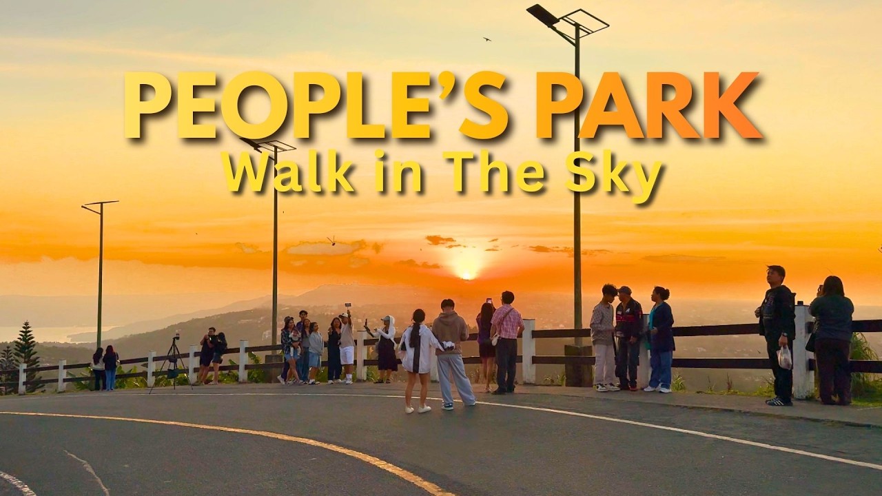 Tagaytay's Highest Peak: Relaxing Walk at Peoples Park in The Sky | Panoramic View of Taal 4K