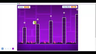 Scratch Geometry Dash | Griffpatch Remix | Retextured for Christmas! | Link in the description below screenshot 3