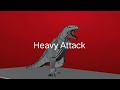 Giganotosaurus Heavy Attack Animation | Roblox Jurassic Blocky