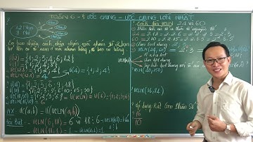 TOÁN 6 - 2021 - CHƯƠNG 1 - BÀI 12 - ƯỚC CHUNG - ƯỚC CHUNG LỚN NHẤT - THẦY KENKA