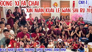 IMLEK HARI PERTAMA TAMUNYA WOW RAME BANGET‼️MOMEN INDAH KUMPUL BERSAMA KELUARGA BESAR SERU BANGET