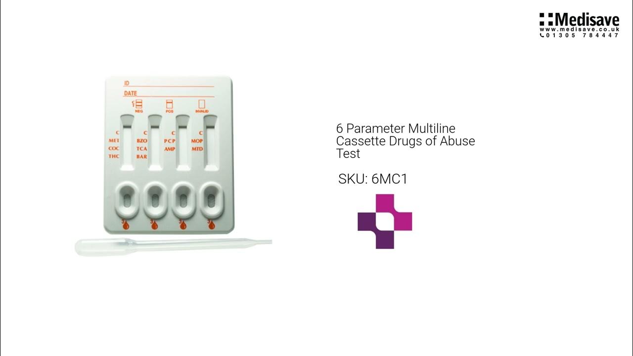 6 parameter multiline cassette drugs of abuse test 6mc1 youtube