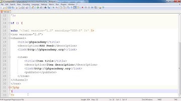 PHP Tutorials  Dynamic RSS Feed For Your Website Content Part 2 3