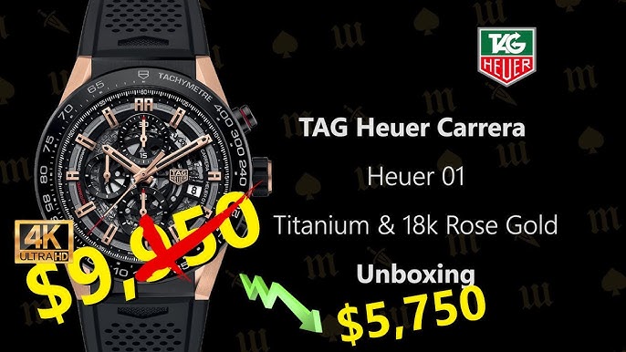 TAG Heuer Carrera Chronograph Calibre HEUER02T COSC Men 45 mm -  CAR5A8P.FC6415