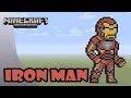 Minecraft: Pixel Art Tutorial and Showcase: Iron Man (Avengers: Infinity War)
