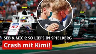 Sebastian Vettel: Das sagt er über den Crash mit Räikkönen! | Rennen F1 Spielberg 2021