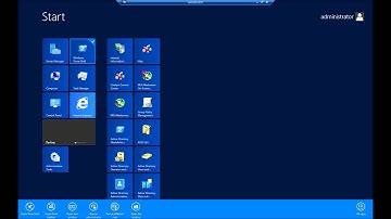 Server 2012 interface Navigation