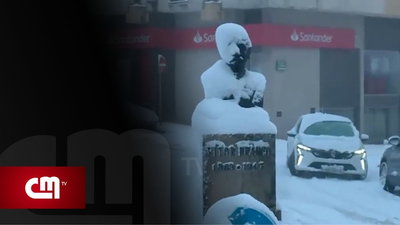 Tempestade Ingrid cobre Montalegre com um 'manto branco'