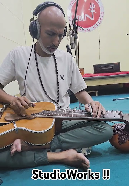 Recording mohan veena 21 stringed lap style modified guitar youtube
