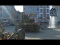 Tanks in Town 2022 arriving in Mons