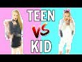 Sister DECIDES my BACK TO SCHOOL outfit: TEEN vs KID!