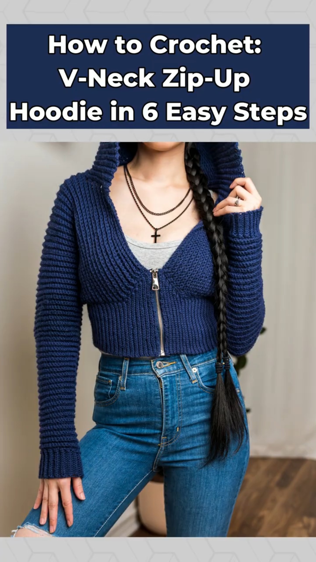 Crochet this Zip-Up Hoodie, It's Easier Than You Think! - YouTube