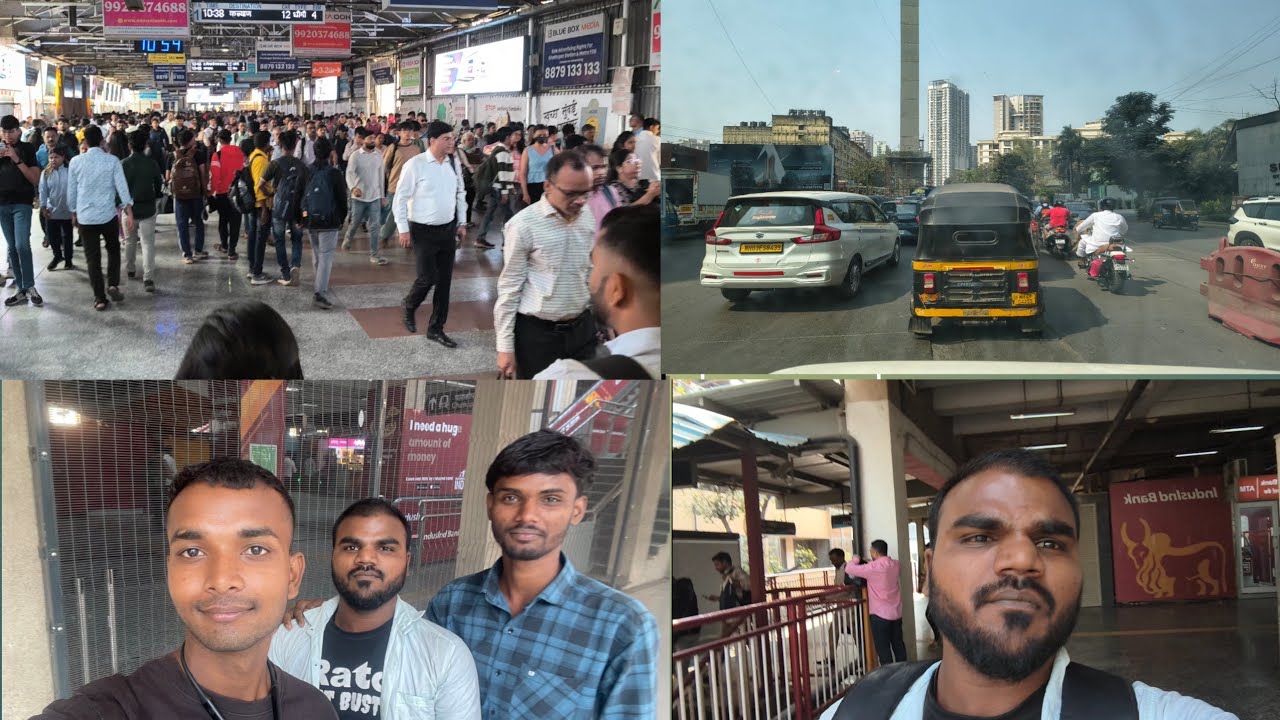 चकाला मेट्रो स्टेशन से घाटकोपर मेट्रो स्टेशन इतना भीड़ क्यों देखो🤔#new #vlog #viral #chakala #video 