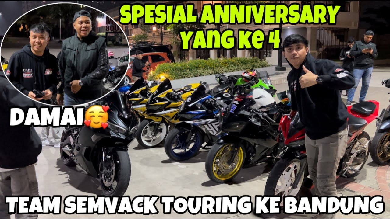 TEAM SEMVACK TOURING KE BANDUNG,AKANG MV DAN OTOY JUNIOR AKHIRNYA DI PERTEMUKAN🥰