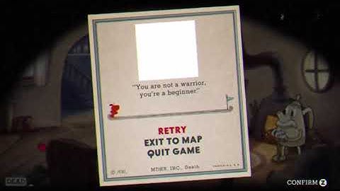 cuphead Elder Kettle game over screen music