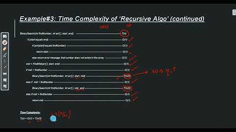 Finding Time Complexity of Recursive Algorithm part 2