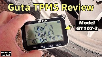 Guta RV Tire Pressure Monitor Review (Model GT107-2)