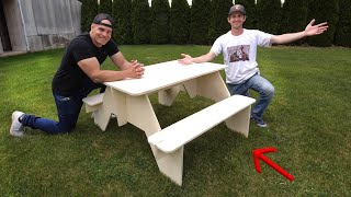 How to build a Kids Table from ONE SHEET of plywood! - Easy!