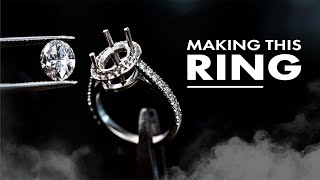 How A Real Handmade Engagement Ring Is Created - No computer, no casting. by Bobby White 121,892 views 1 year ago 11 minutes, 6 seconds