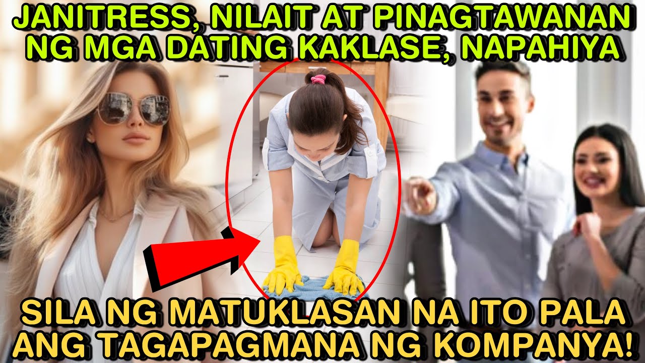 JANITRESS, NILAIT AT PINAGTAWANAN NG MGA DATING KAKLASE, NAPAHIYA SILA NG MATUKLASAN NA ITO PALA ANG